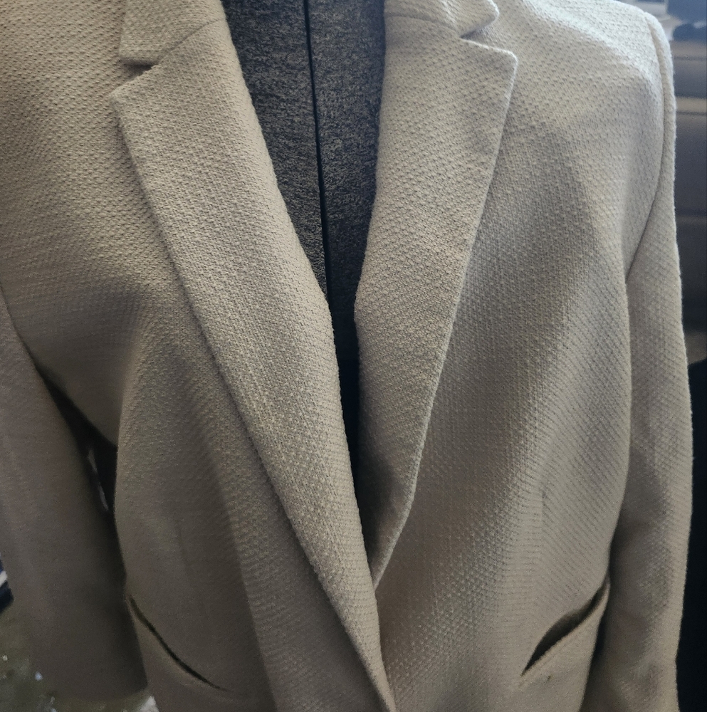 Tan Textured Blazer